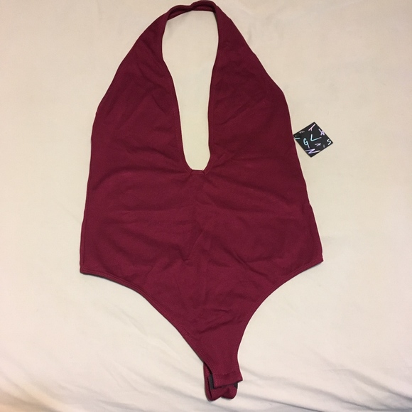 NWT Nasty Girl Deep V thong bodysuit *NEVER WORN* - Picture 2 of 4